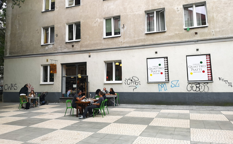 Quattro Piatti restauracja Stępińska